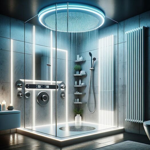 Jak oświetlić kabinę prysznicową?