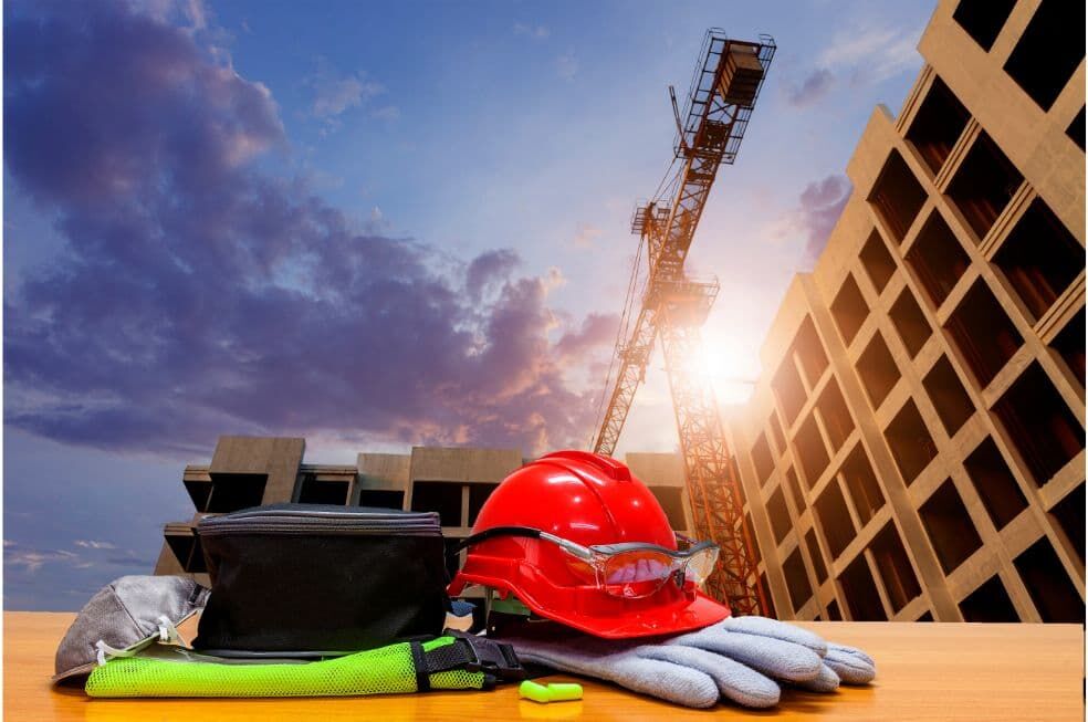 wyposażenie standardowe bezpieczeństwo budowy i teren budowy