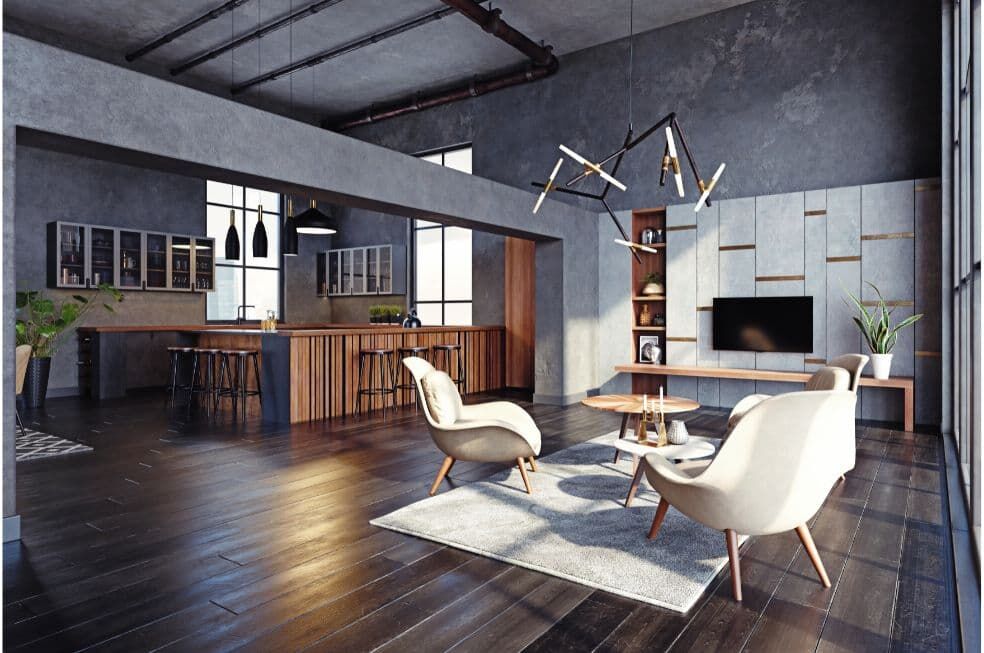 mieszkanie w stylu industrialnym
