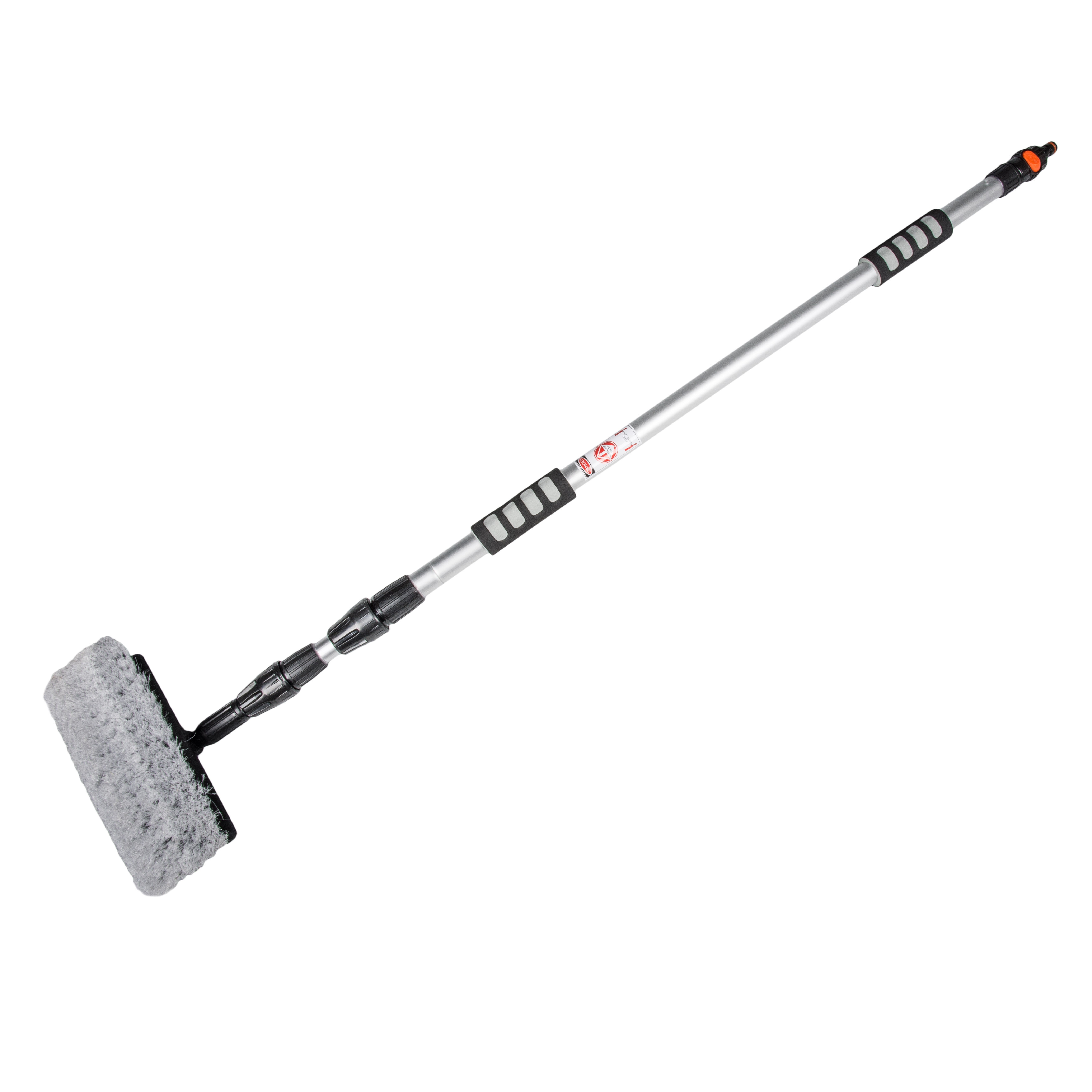 TAMS Spazzola Telescopica Per Auto 130-250cm Con Valvola E Setole Morbide - 4