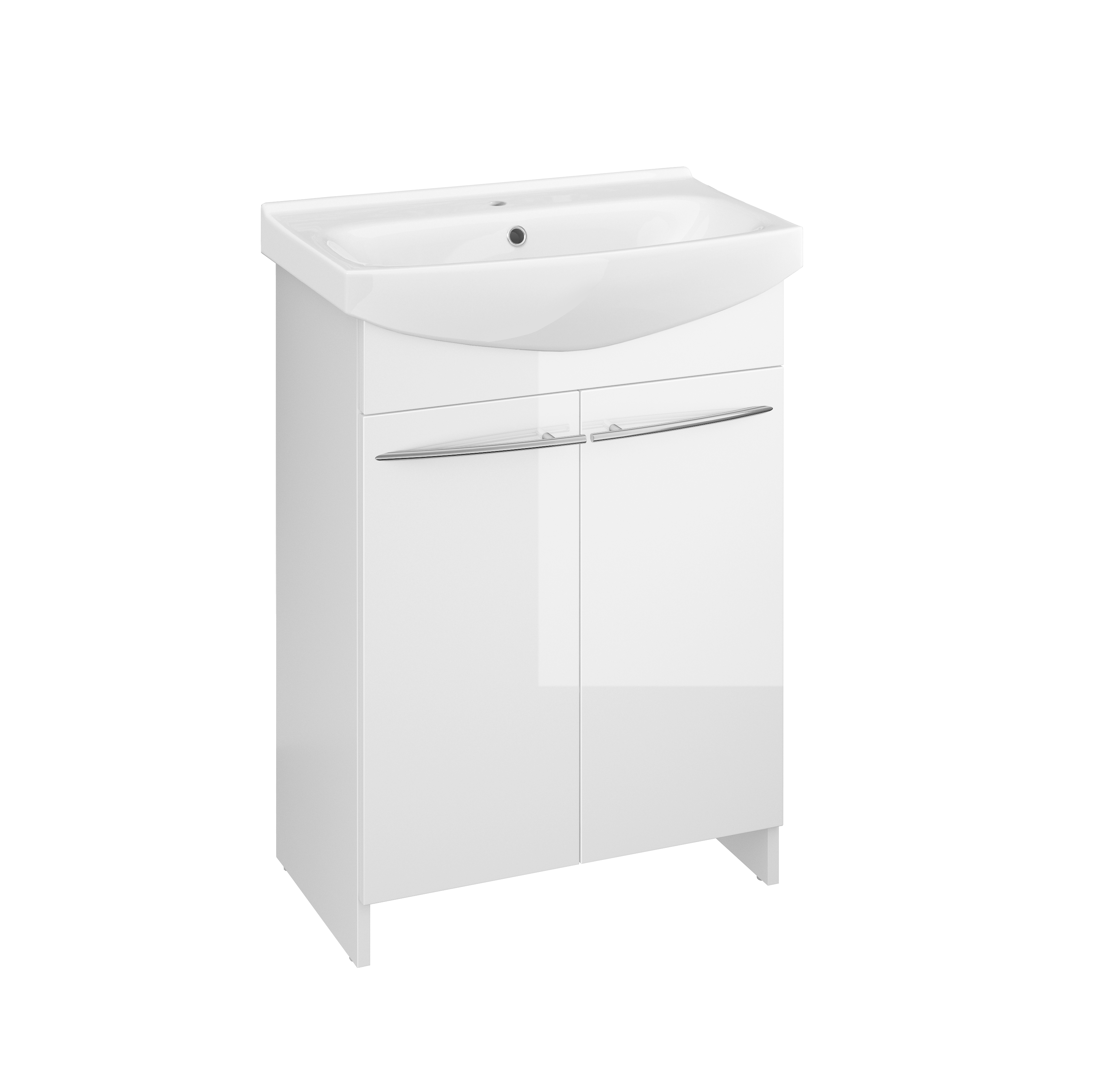 Zestaw Arsena Cersania 60 biala DSM (szafka + umywalka) - Bricomarche.pl