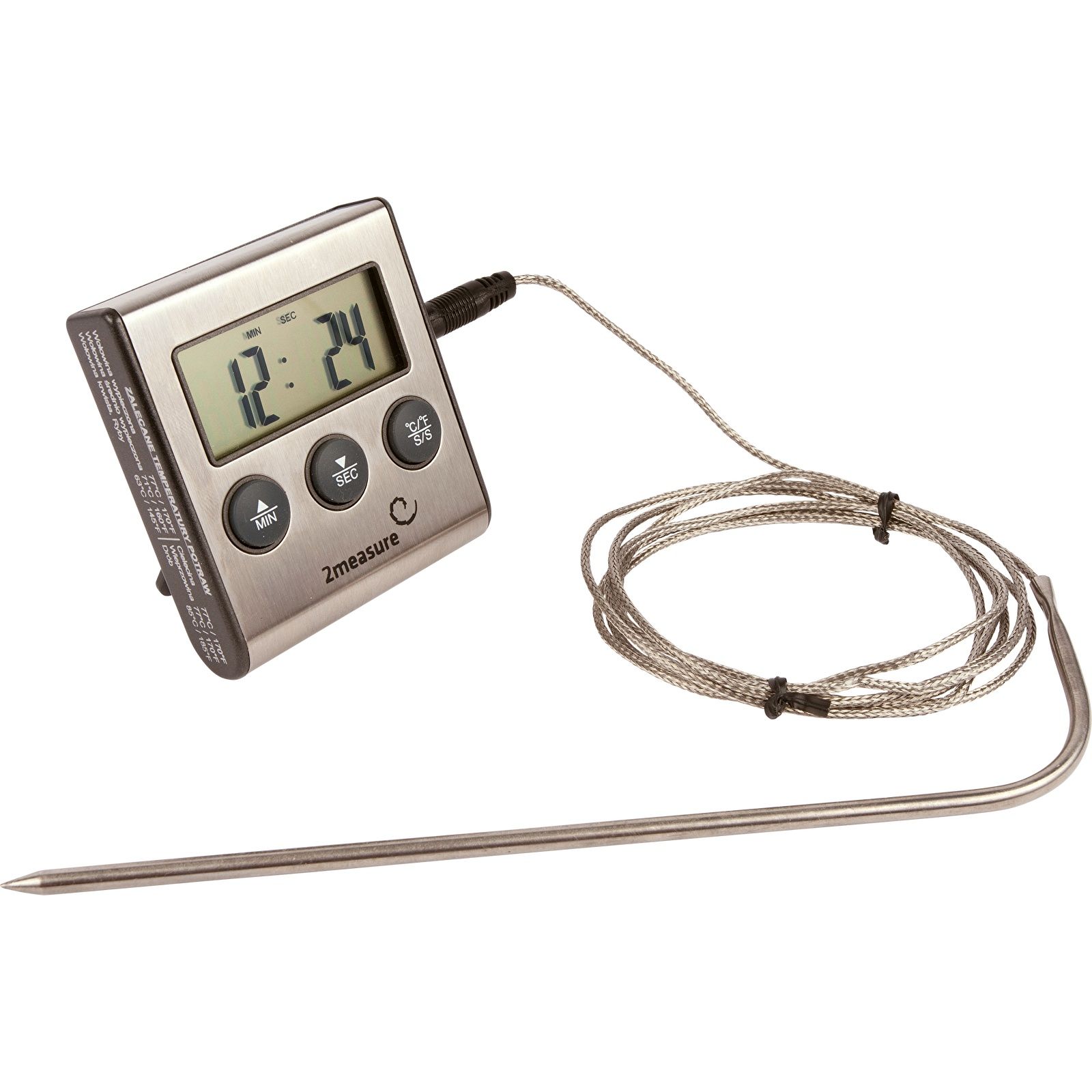 Termometr Z Sondą Do Mięsa Termometr do żywności z sondą 0°C do +250°C Browin - Bricomarche.pl