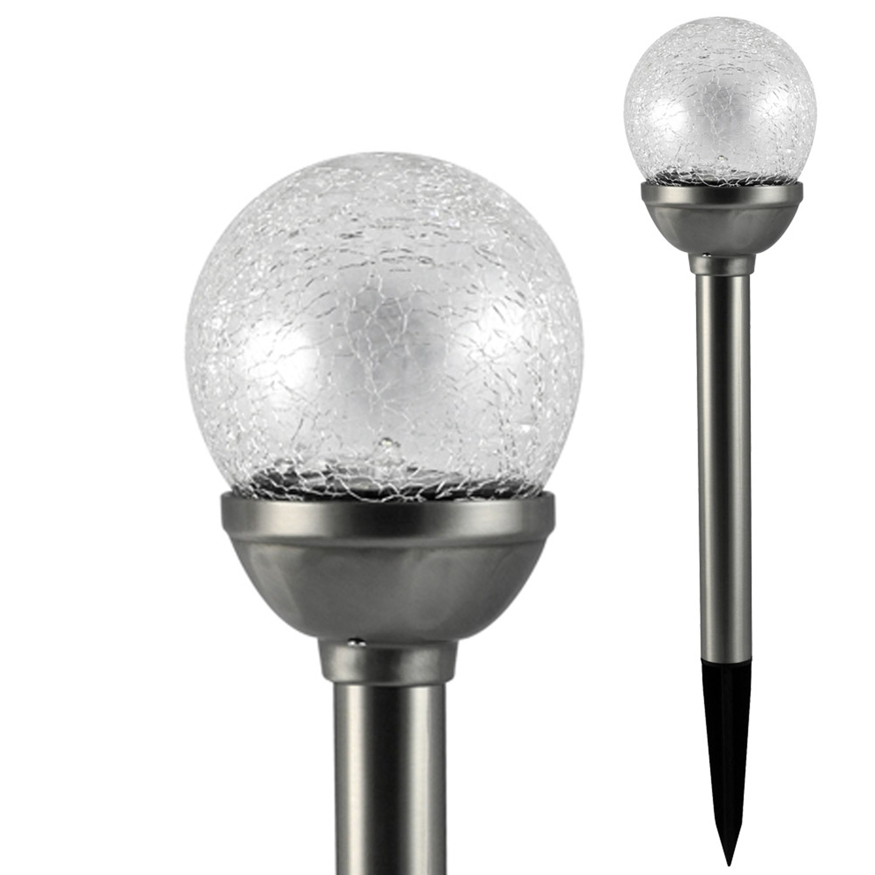 Lampa solarna POLUX KULA SL2302S RGB satyna - Bricomarche.pl