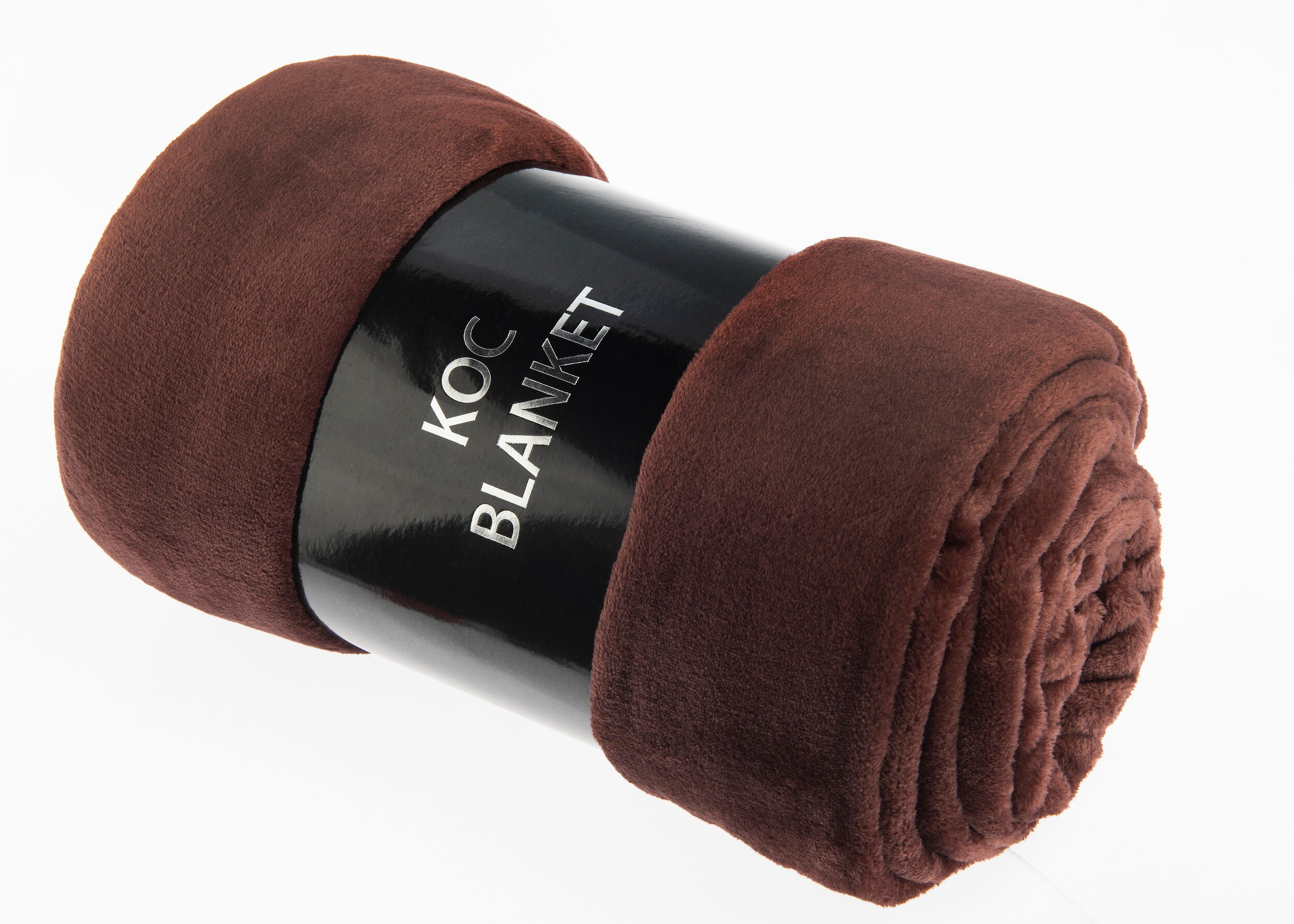 Koc BLANKET 200 x 220 ciemny brąz