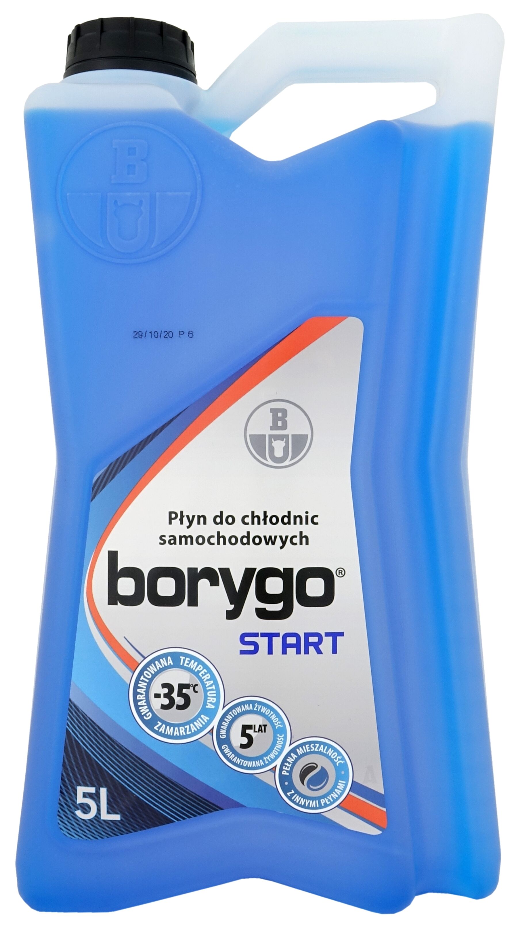 Płyn chłodniczy niebieski BORYGO START 5 l Boryszew - Bricomarche.pl
