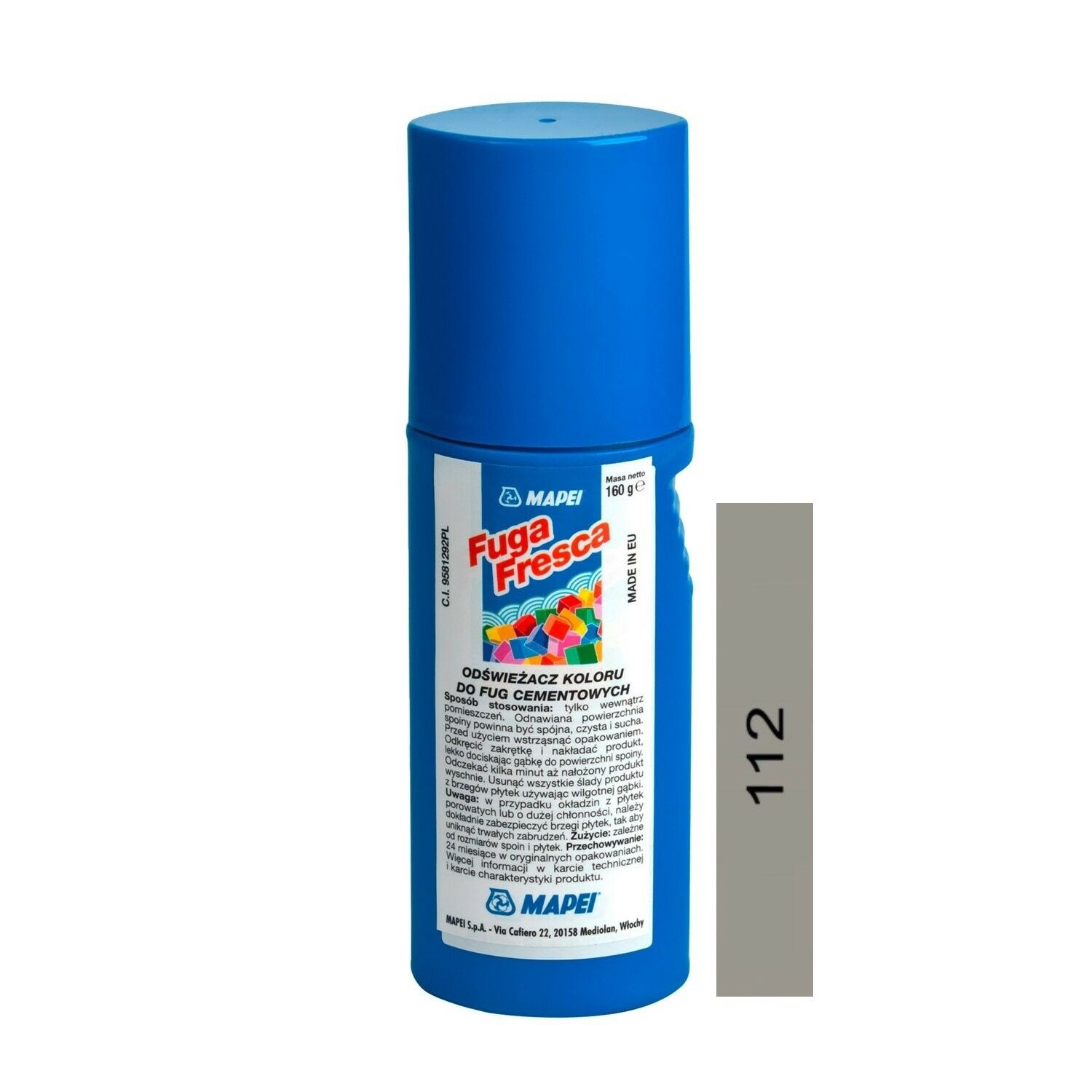 Fuga fresca N.112 0,160 kg tytan Mapei - Bricomarche.pl