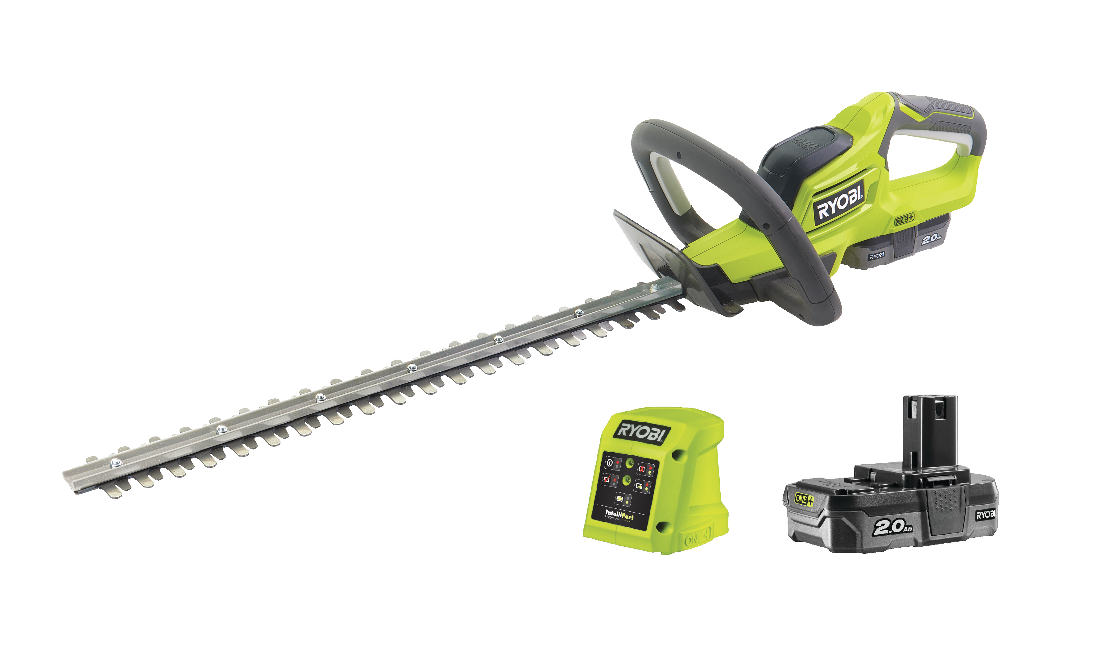 Zestaw nożyce do żywopłotu 18 V z akumulatorem i ładowarką Ryobi
