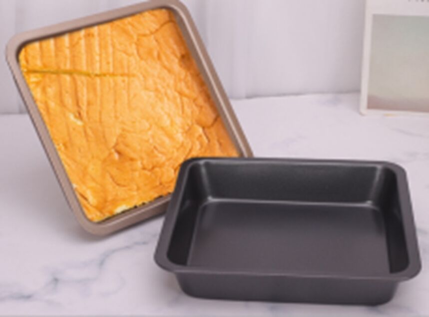 2 Teglie Da Forno Quadrate Antiaderenti Oro 22.5x22.5x4.6cm - Per Biscotti E Pane - Foto 7