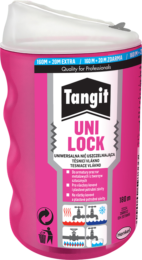 Fil D'étanchéité Henkel Tangit Uni-Lock - 160 Mètres - Pour Raccords Filetés