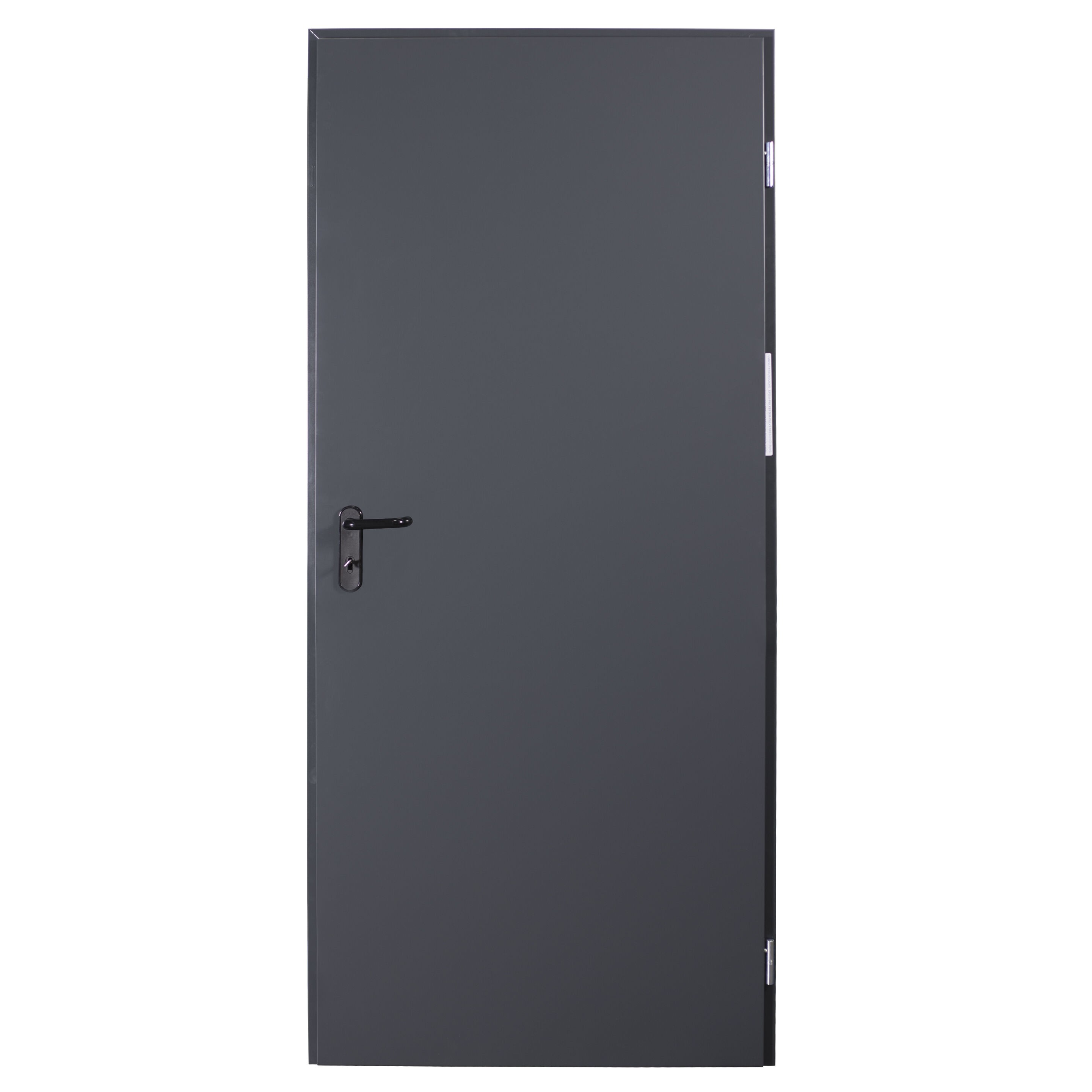 Drzwi Techniczne ISO 80 X 200 Cm L P Antracytowy Bricomarche pl drzwi-techniczne-iso-80-x-200-cm-l-p-antracytowy-bricomarche-pl