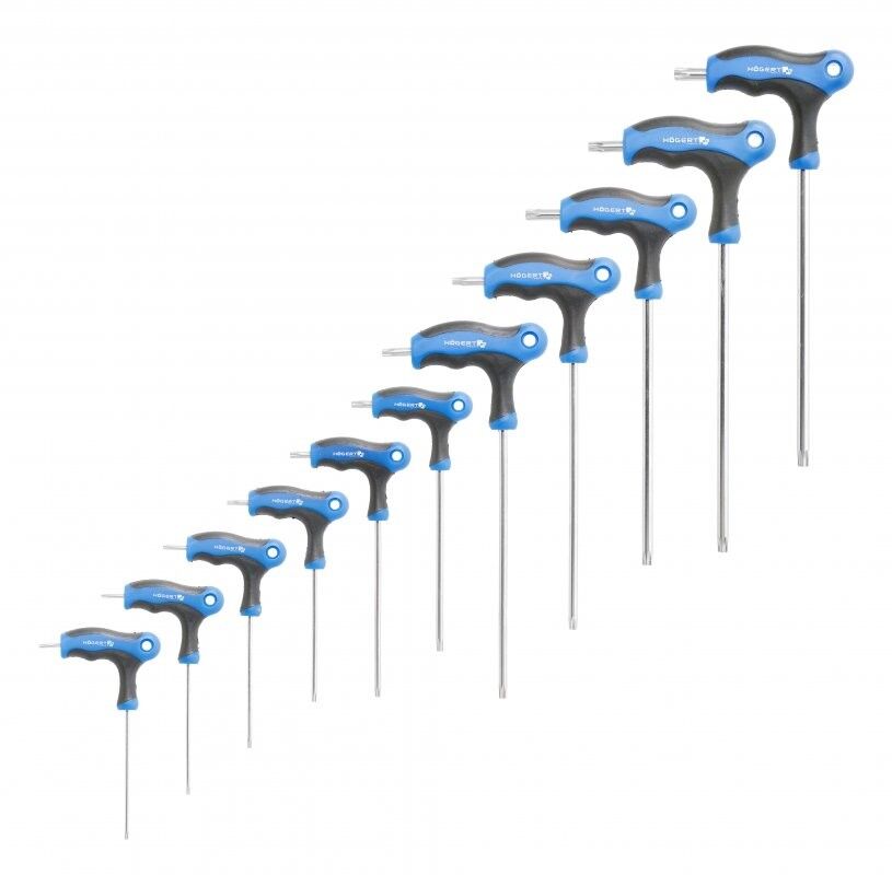 Zestaw kluczy Torx 10 sztuk HOGERT - Bricomarche.pl