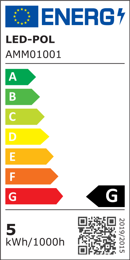 Żarówka LED AMM-GU10-5W-WW