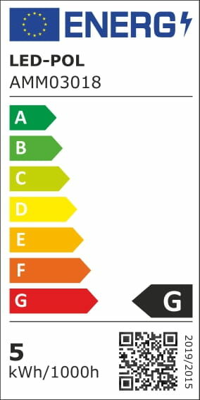 Żarówka LED AMM-E14-B45-5W-WW