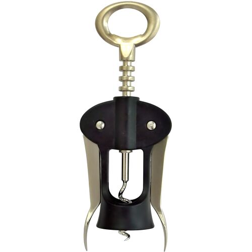 Korkociąg tradycyjny z podwójną dźwignią czarny Browin