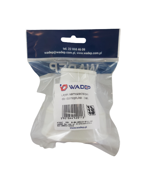 Lejek samozaciskowy do dolnopłuka biały WADEP