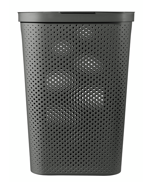 Kosz na bieliznę Infinity RECYCLED 60 l ciemny szary