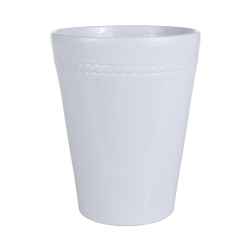 Osłonka ceramiczna storczyk nikene biała 13 cm CERMAX