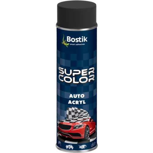 Lakier motoryzacyjny akrylowy czarny mat 400 ml