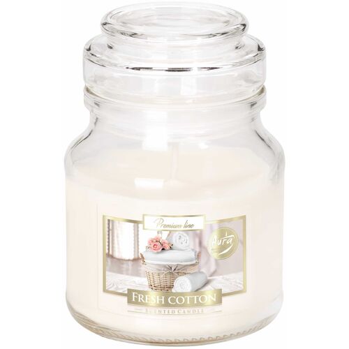 Świeca zapachowa w szkle SND71-338 świeża bawełna BISPOL