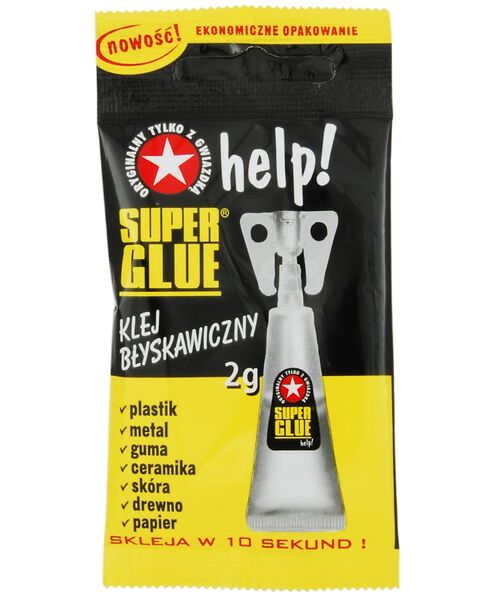 Klej help SUPER GLUE 2 g blister