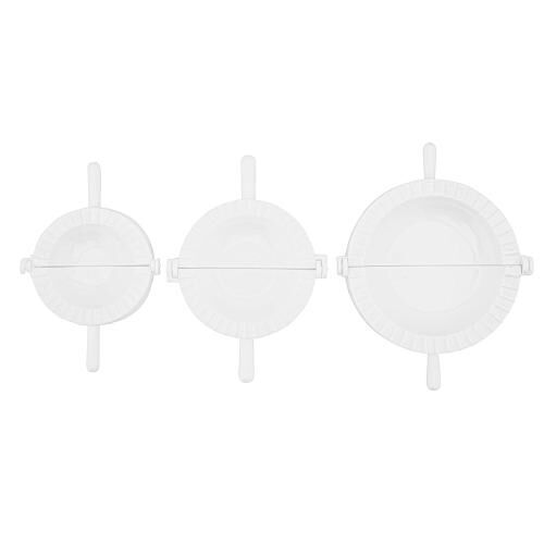Foremki do pierogów 3 szt. 7,5 cm 8,5 cm 10 cm biały