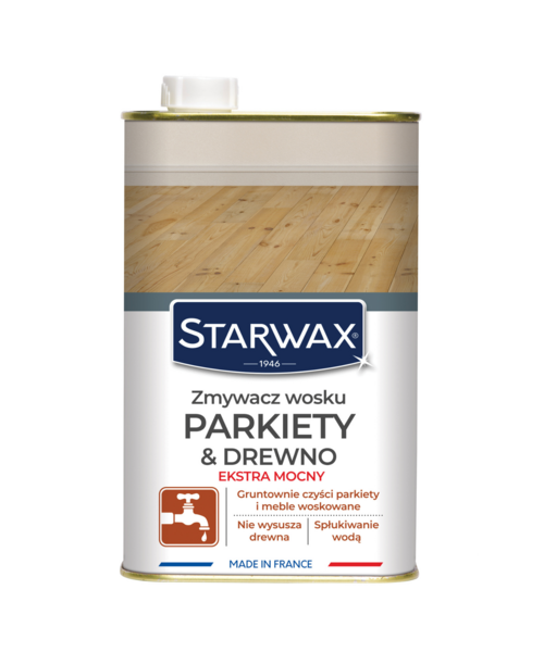 Zmywacz wosku ekstra mocny drewno woskowane 1 l Starwax