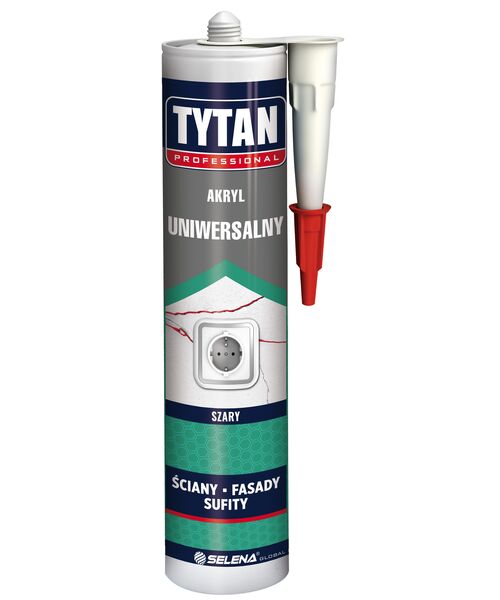 Akryl uniwersalny 280 ml szary TYTAN PROFESSIONAL