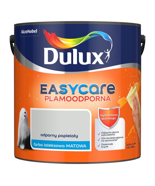 Farba lateksowa EasyCare Plamoodporna Odporny Popielaty 2,5 l Dulux