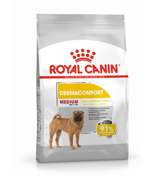 Karma sucha dla psów dorosłych Medium Dermacomfort 3 kg Royal Canin