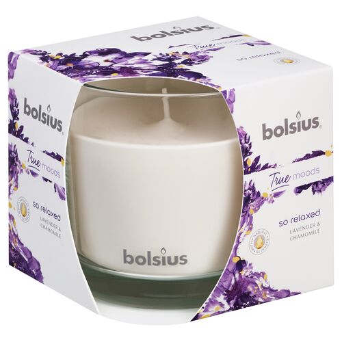 Świeca zapachowa w szkle 95/95 So Relaxed TM Bolsius