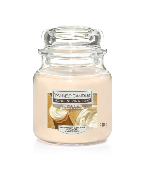 Świeca Yankee Candle Home Inspiration słoik średni Vanilla Frosting