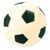 Piłka 90 mm football biało-czarna