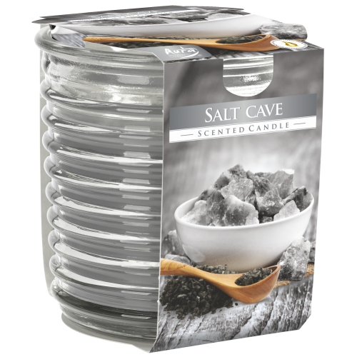 Świeca zapachowa w szkle SNW80 grota solna Bispol