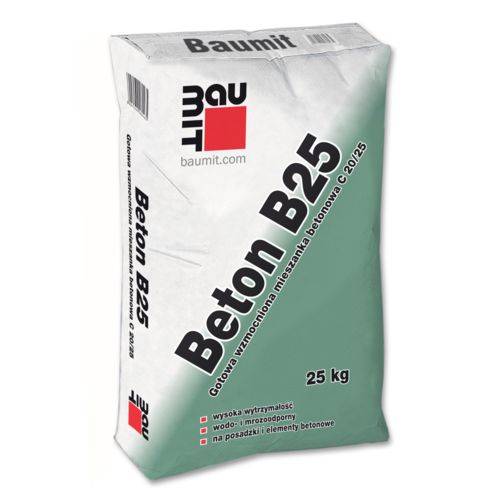 Wie Viel Liter Beton Aus 25 Kg Sack BAUMIT Beton B25 worek 25 kg | Bricomarche.pl