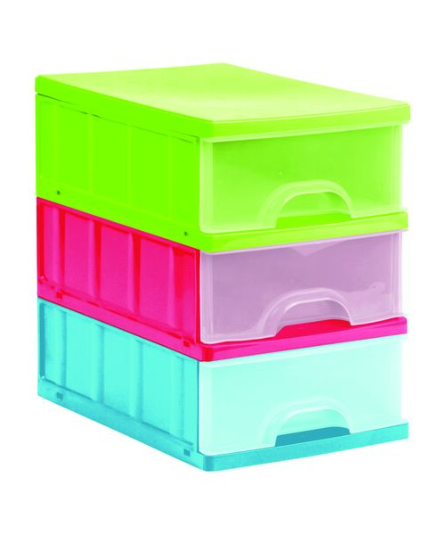 Zestaw 3 szuflad A5 your colors 25 x 18 x 25 keeeper