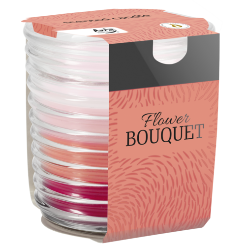 Świeca zapachowa SNW80-334 kwiatowy bukiet BISPOL