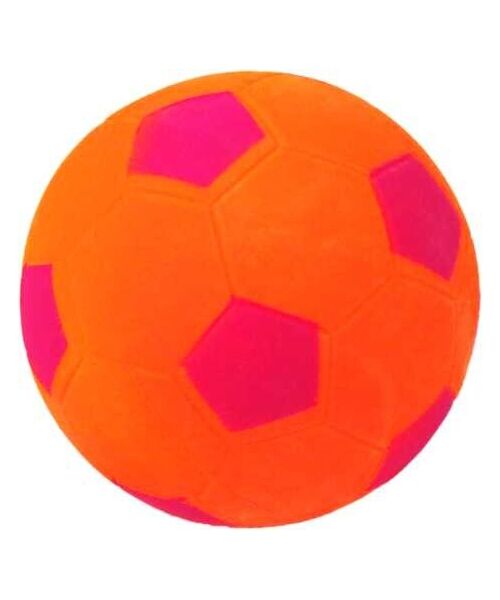 Piłka 72 mm football pomarańczowa