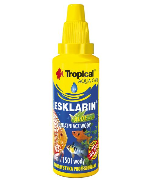 Środek do uzdatniania wody wodociągowej Esklarin + Aloevera 30 ml Tropical