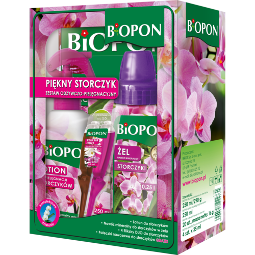 Zestaw odżywczo - pielęgnacyjny Piękny Storczyk BOPON