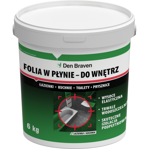Folia w płynie do wewnątrz 6 kg Den Braven