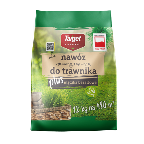 Nawóz do trawnika z mączką bazaltową 12 kg Target Natural