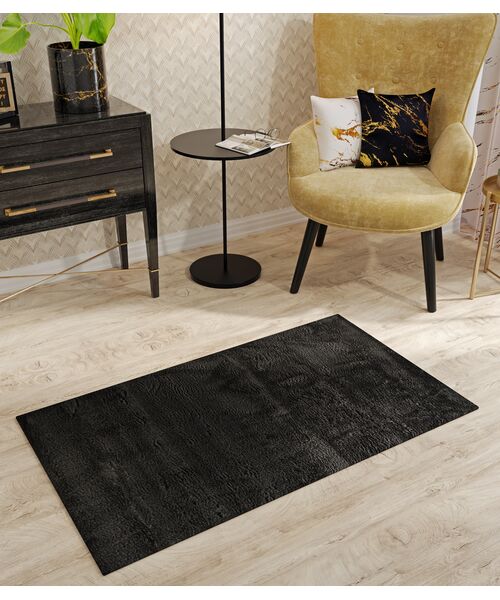 Dywan Królik czarny aranżacja