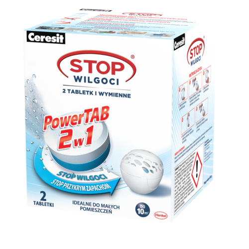 Tabletki PowerTAB STOP Wilgoci 2 x 300 g Ceresit