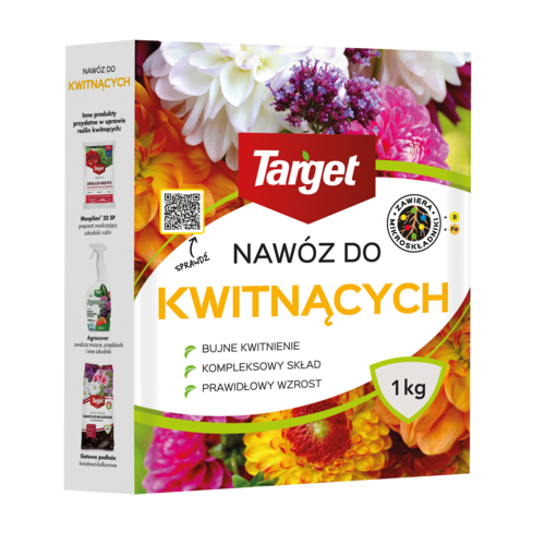Nawóz granulowany do kwitnących 1 kg Target