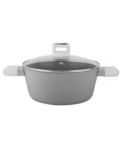 Garnek aluminiowy Serrano z pokrywką 20 cm 2,1 l