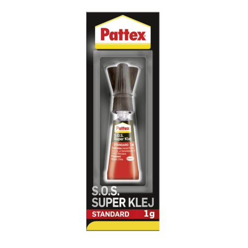 Klej błyskawiczny S.O.S. Super Klej Standard 1 g Pattex