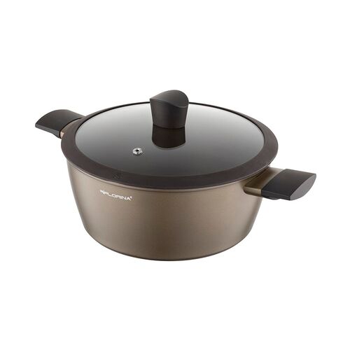Garnek aluminiowy Cava z pokrywką 20 cm 2,1 l