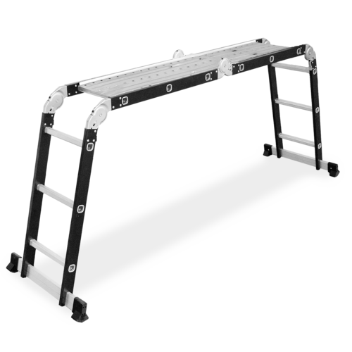 Drabina aluminium-stal 4 x 3 HOME