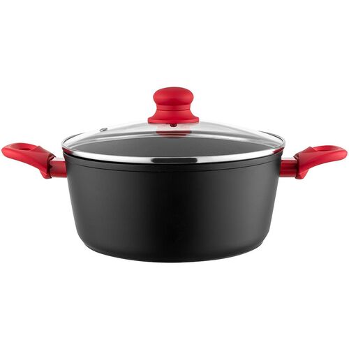 Garnek aluminiowy Mars z pokrywką 24 cm 4,3 l