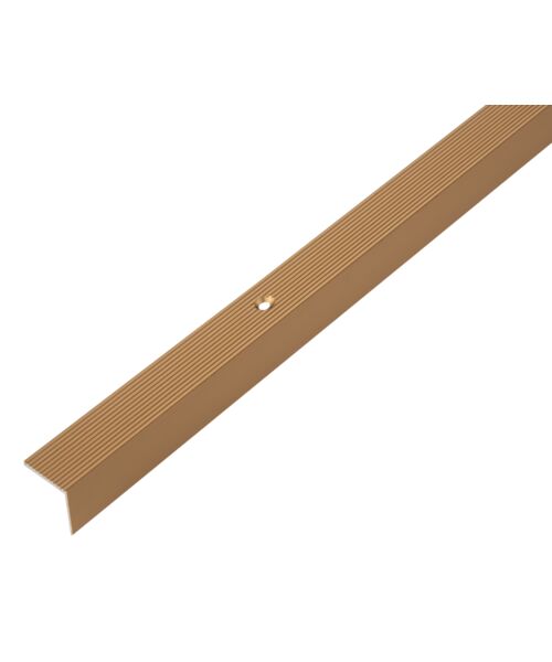 Listwa schodowa ALU złota 1000 x 21 x 21